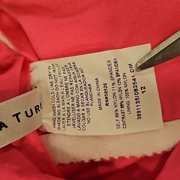 💕TRINA TURK💕 Sway Scoop Maillot Sway One Piece Swimsuit ~ Venus Pink 12 - Picture 13 of 14